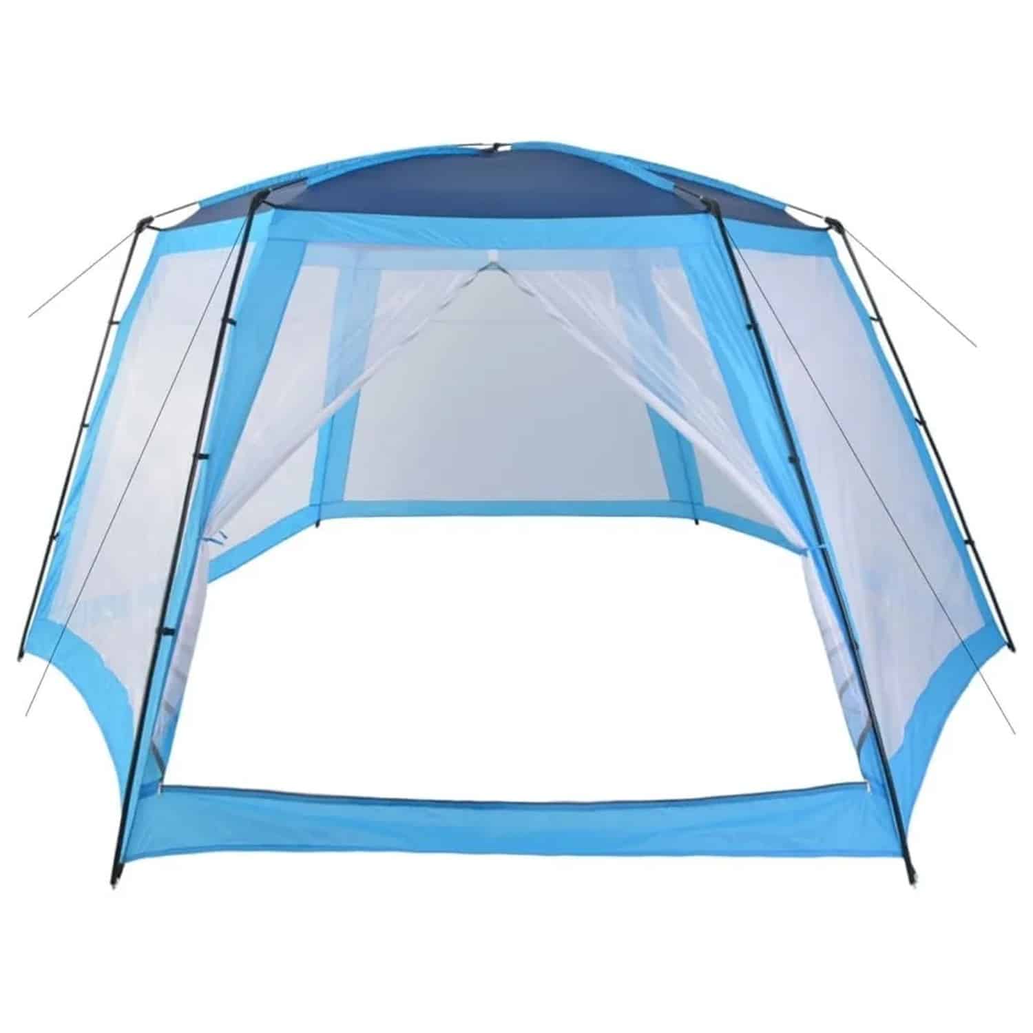 vidaXL Pool-Zelt 660x580x250 cm Blau 91576