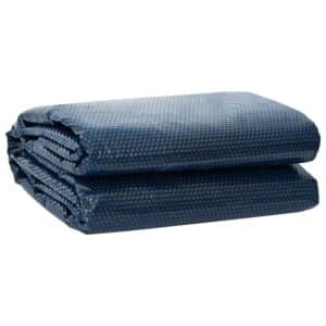 vidaXL Poolabdeckung Extra Schwer Schwarz und Blau 600 cm PE 42034633