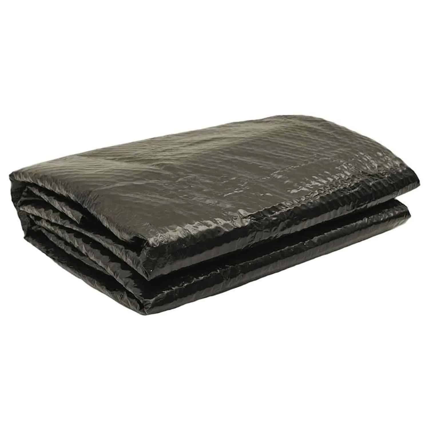 vidaXL Poolabdeckung Schwarz 250 cm PE 92153