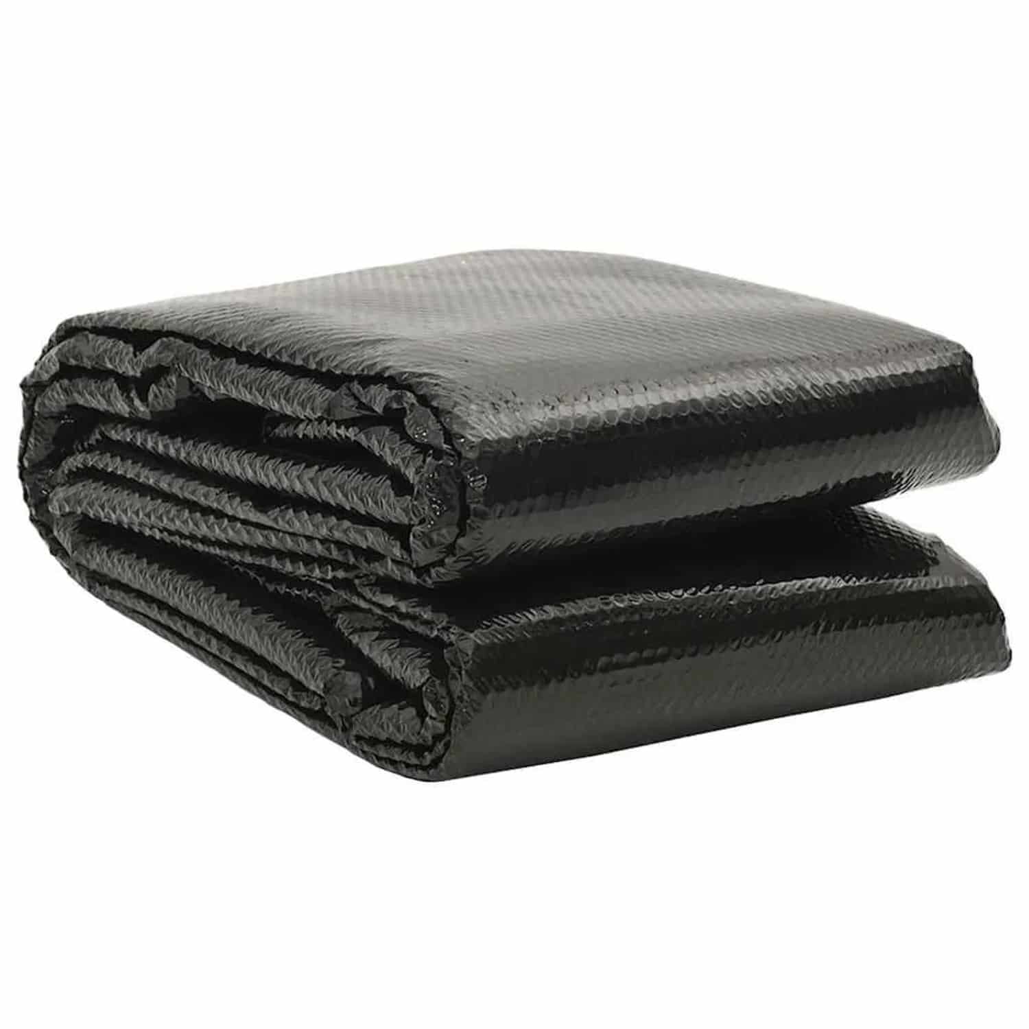 vidaXL Poolabdeckung Schwarz 300x200 cm PE 92163