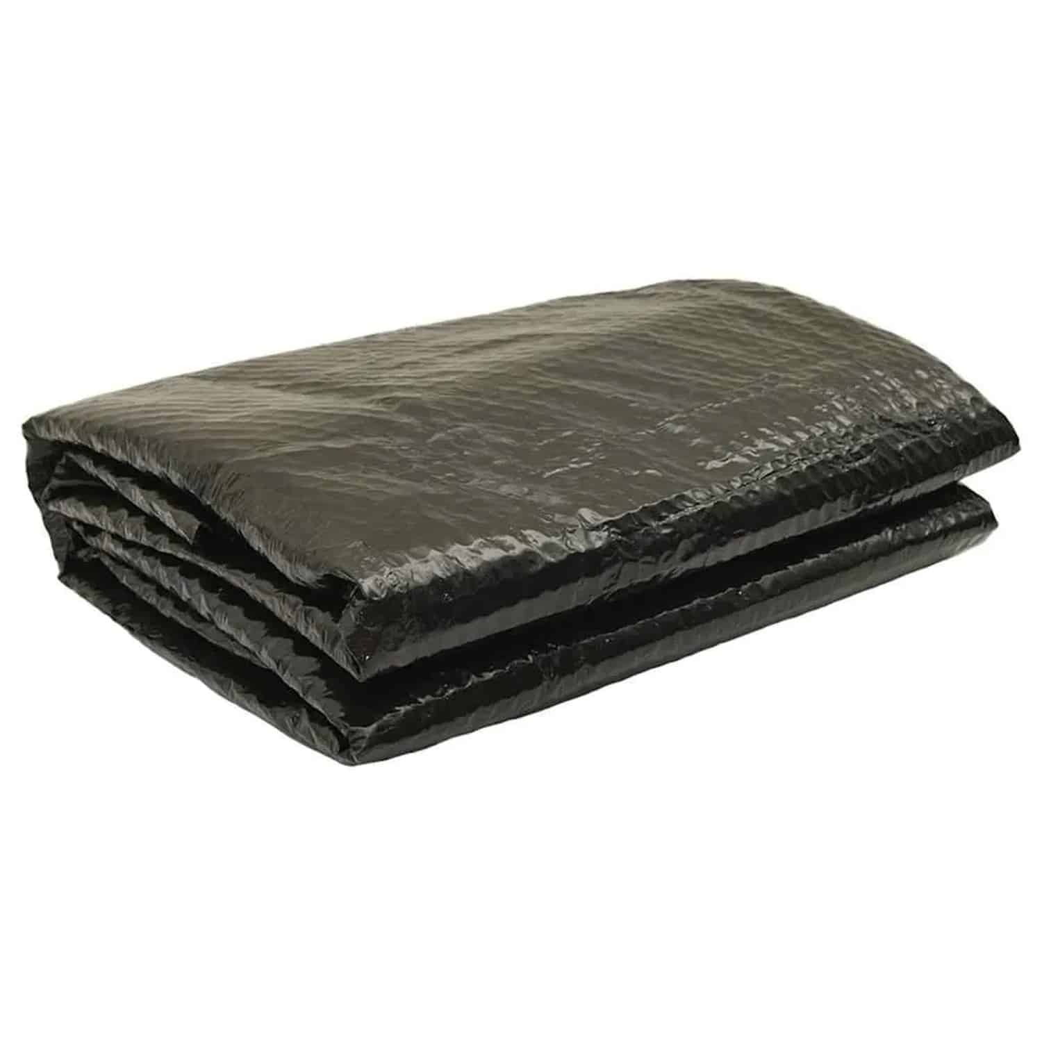 vidaXL Poolabdeckung Schwarz 417 cm PE 92157