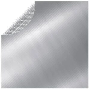 vidaXL Poolabdeckung Silbern 455 cm PE 93088