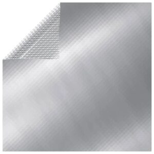 vidaXL Poolabdeckung Silbern 975x488 cm PE 93100