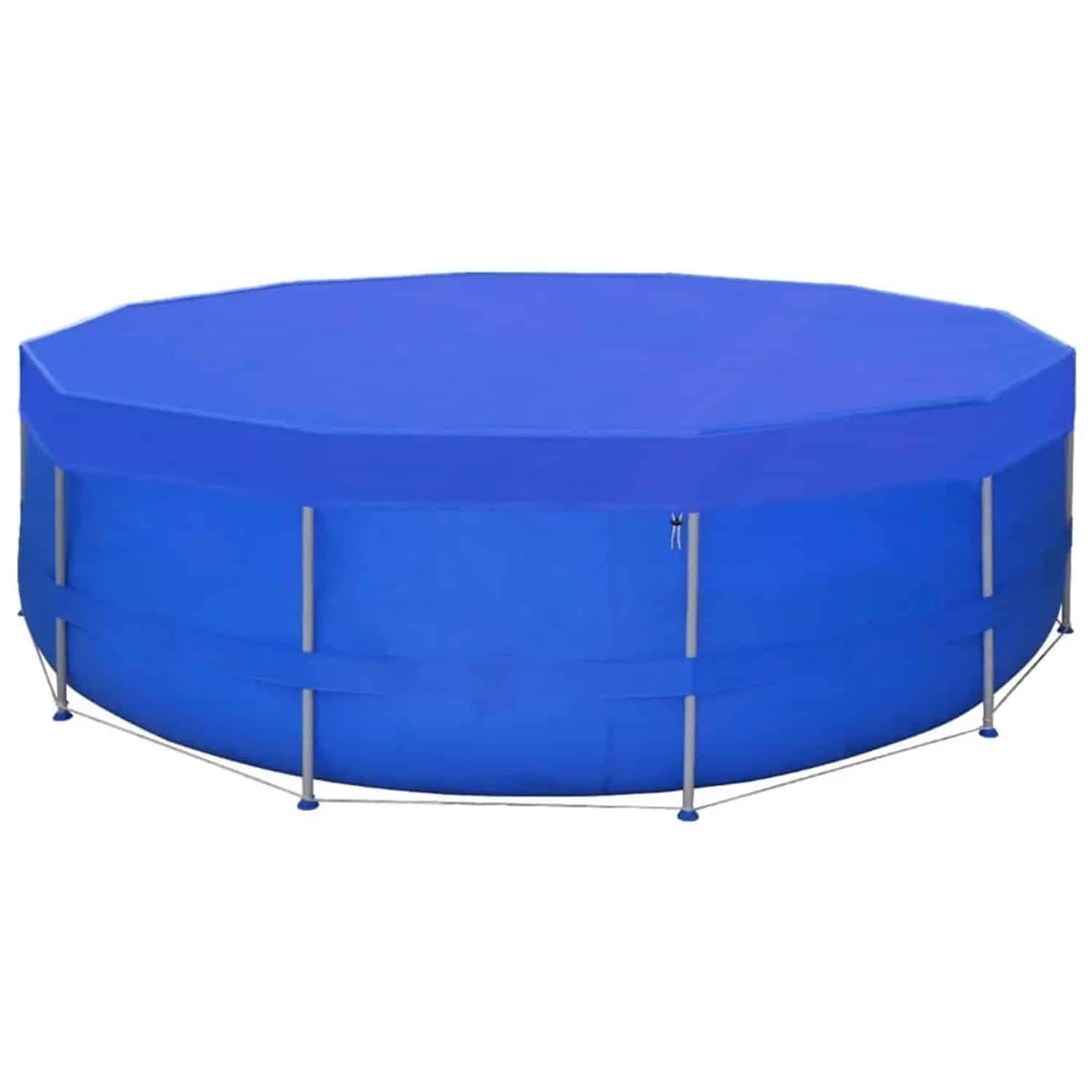 vidaXL Poolabdeckungen 2 Stk PE Rund 540 cm 90 g/m² 3082802