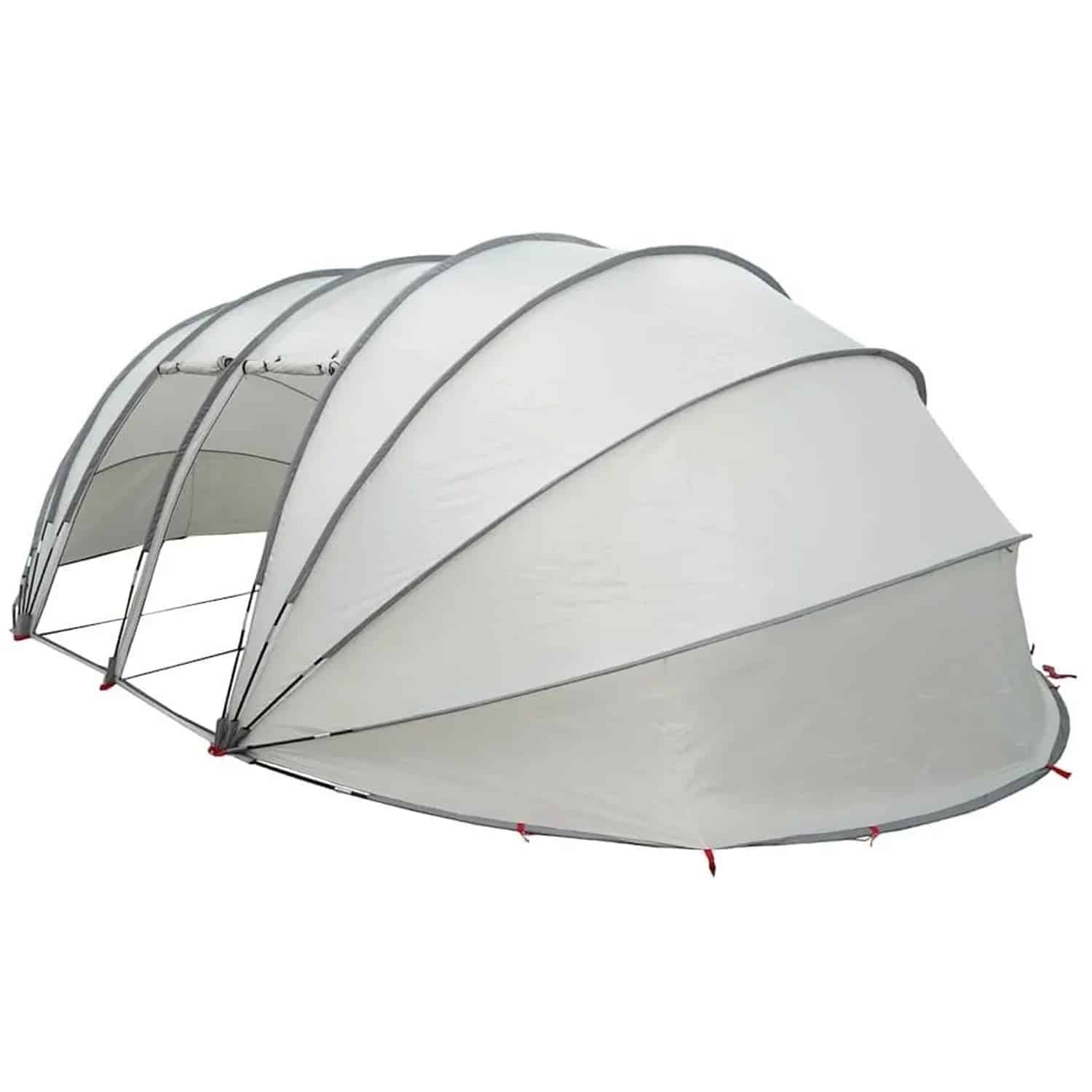 vidaXL Poolzelt Kuppel Grau 538 x 440 x 204 cm 42001138