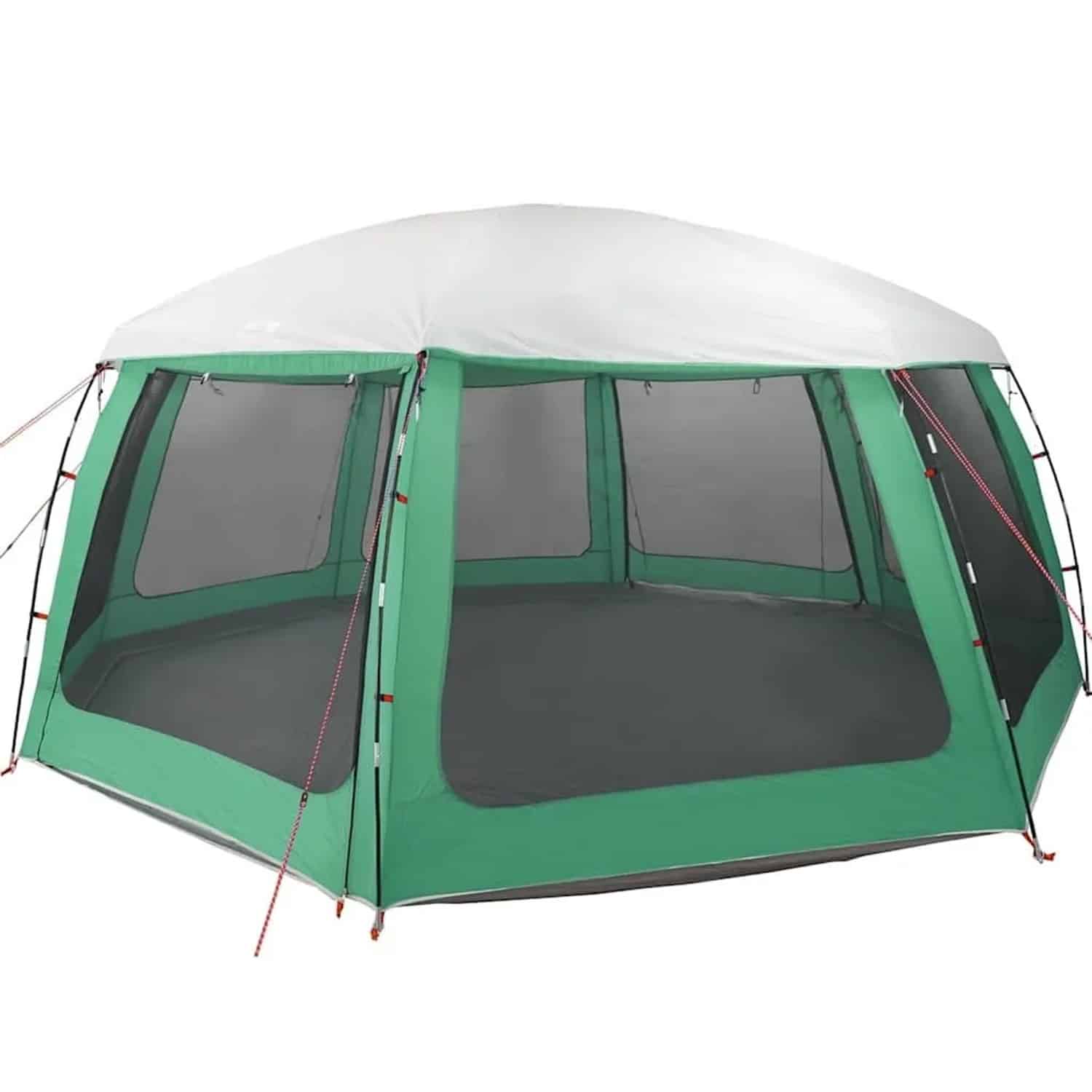 vidaXL Poolzelt mit Abnehmbarem Überzelt Netzwänden Meergrün 690x690cm 4100641