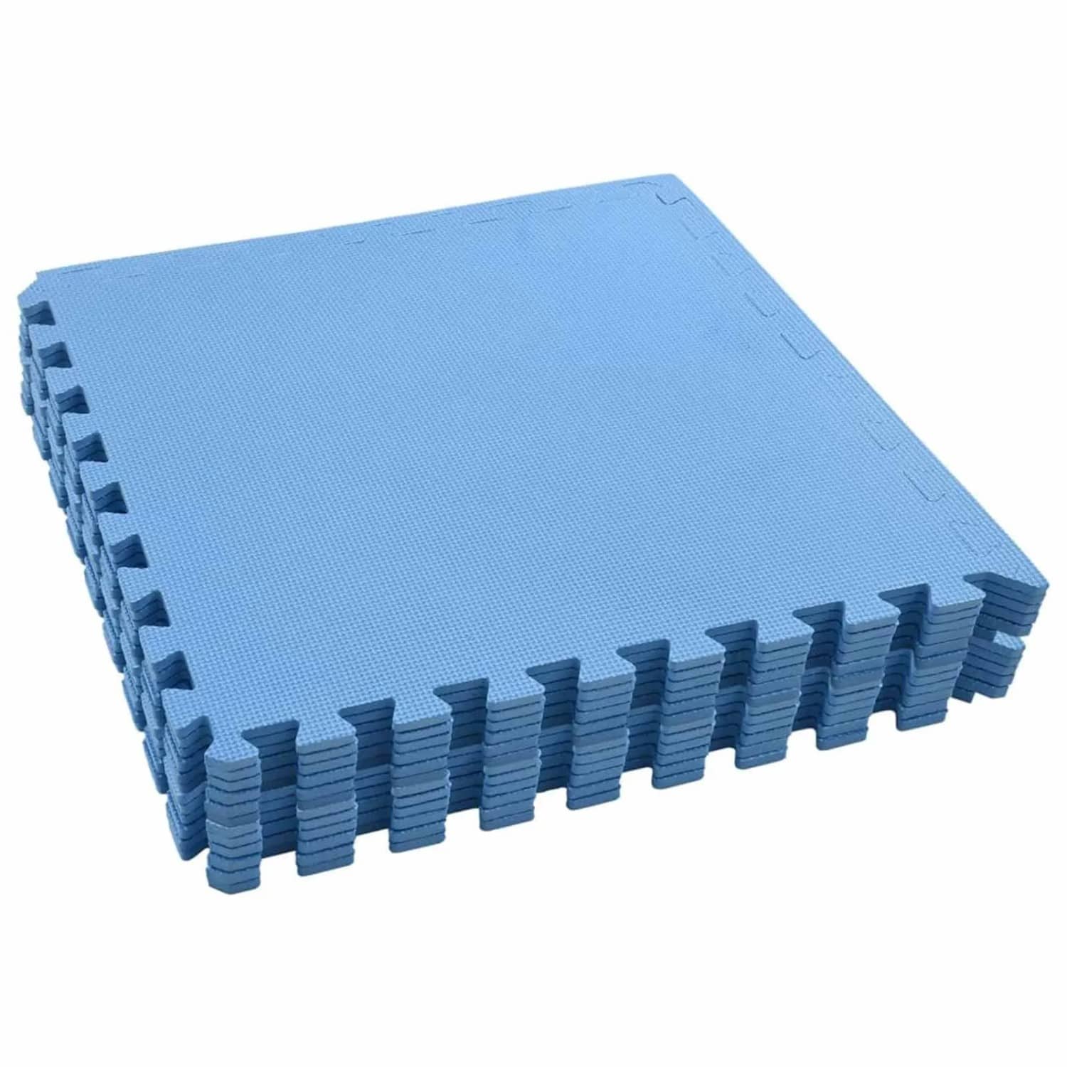 vidaXL Puzzle-Übungsmatten 12 Stk Blau 4
