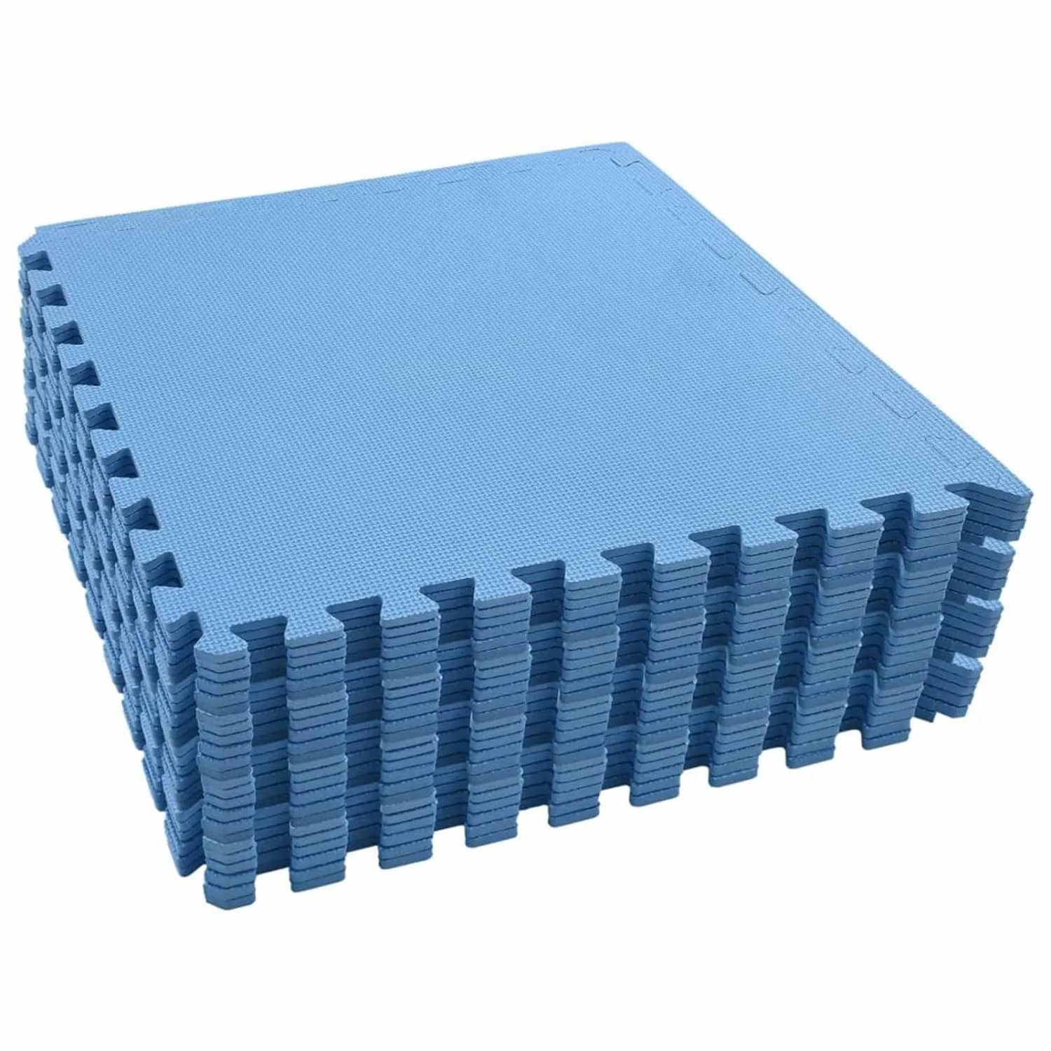 vidaXL Puzzle-Übungsmatten 24 Stk Blau 8