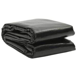 vidaXL Rechteckige Poolabdeckung 1000x600 cm PE Schwarz 92966