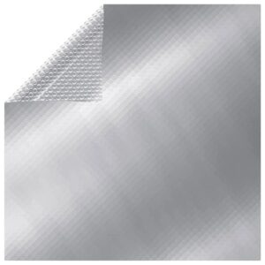 vidaXL Rechteckige Poolabdeckung 1000x600 cm PE Silbern 93104
