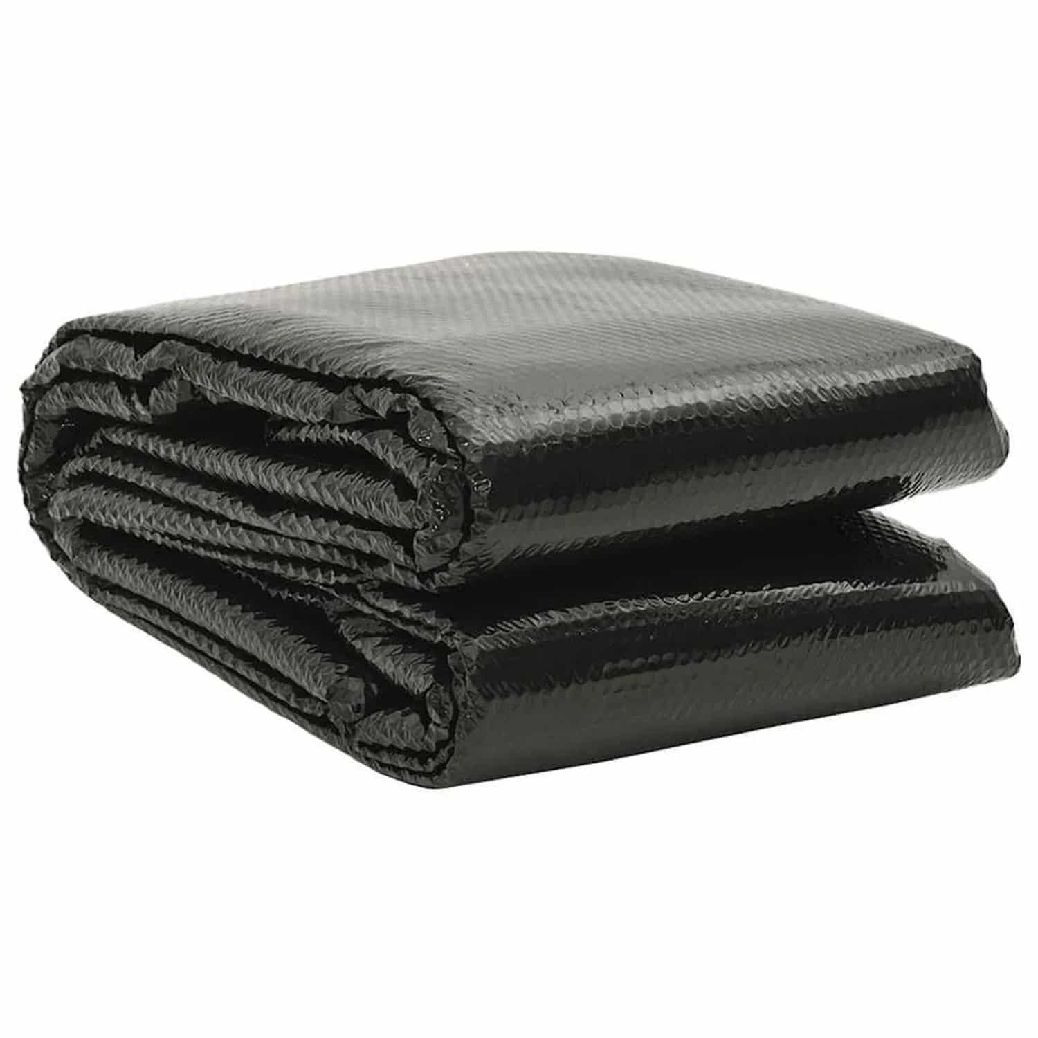 vidaXL Rechteckige Poolabdeckung 800x500 cm PE Schwarz 92965