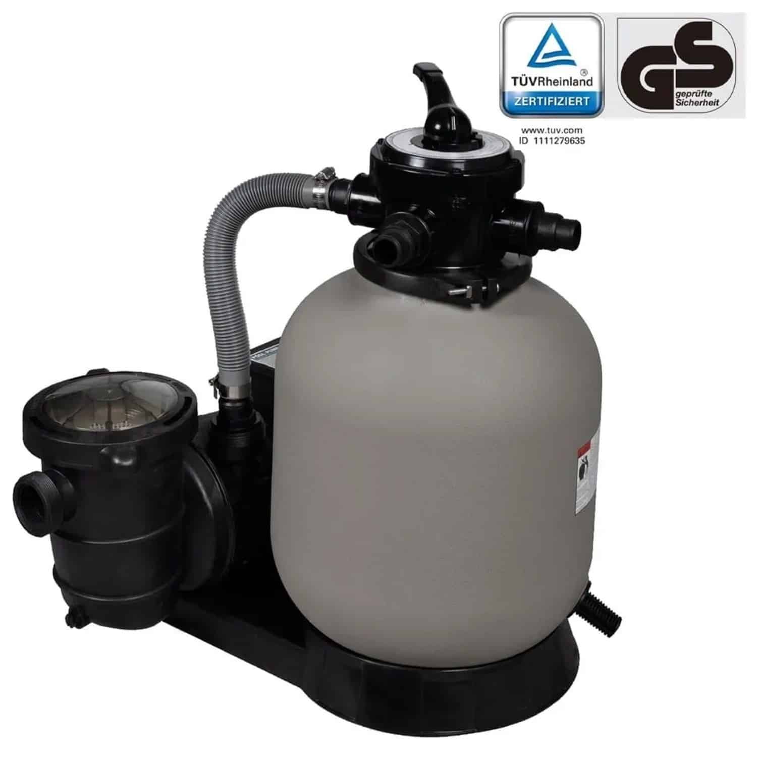 vidaXL Sandfilterpumpe 600 W 17.000 L/h 90396