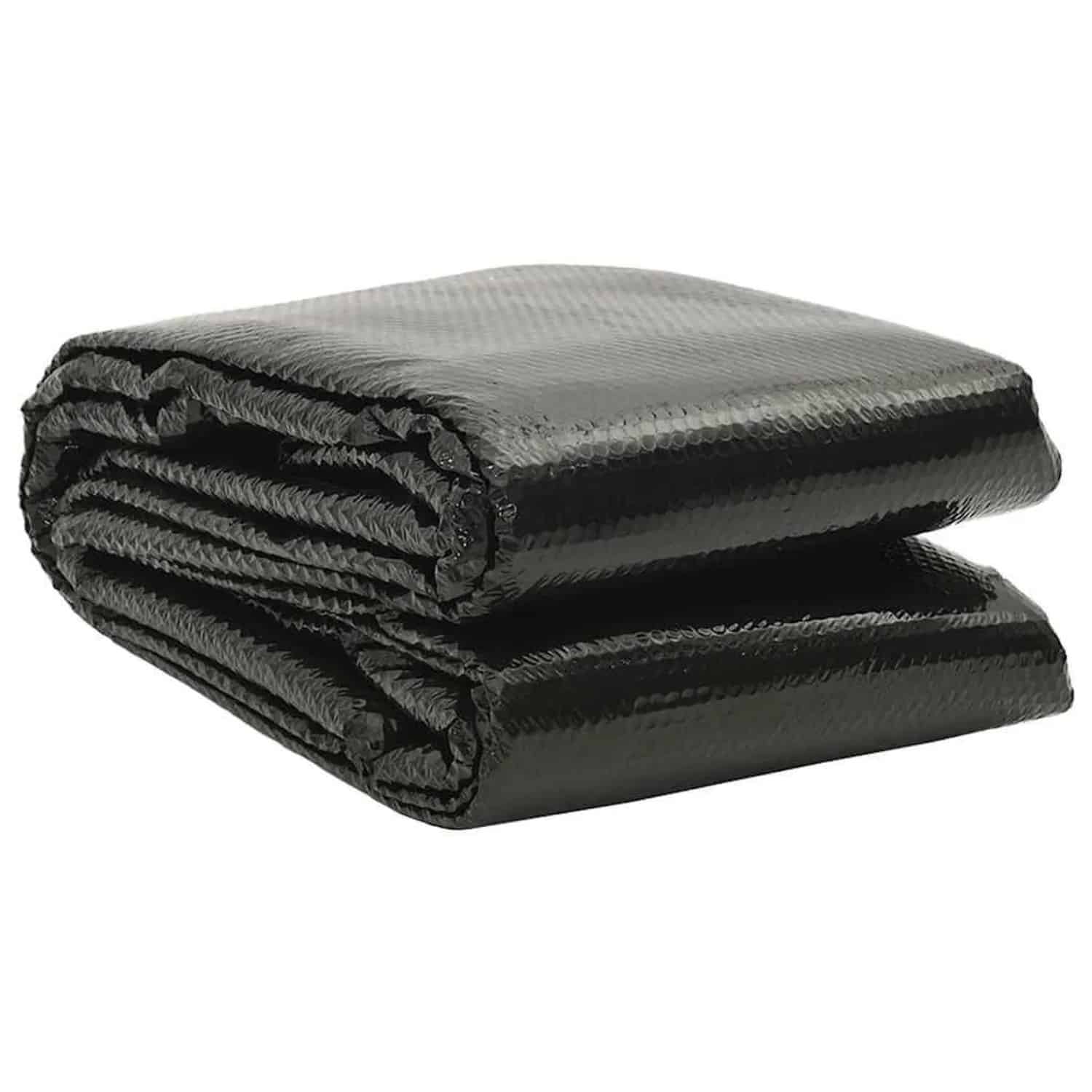 vidaXL Treibende Pool Solarfolie rechtecking 8 x 5 m Pools Schwarz 90341
