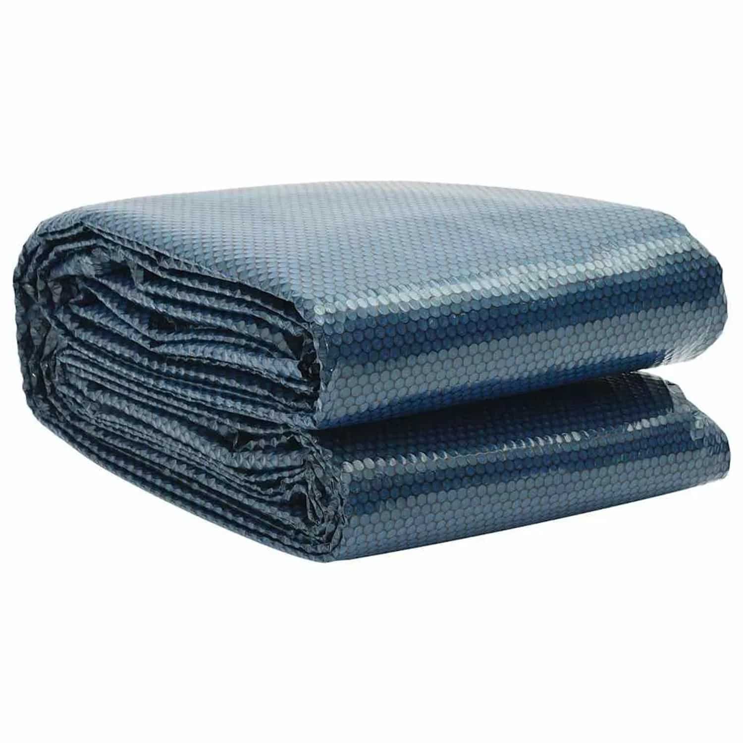 vidaXL Treibende Pool-Solarplane PE 732x366 cm Schwarz und Blau 92985